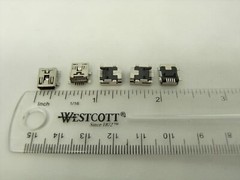 5 Pcs Pack Lot Mini USB Type B 5Pin Female Socket Right Angle SMD Jack Connector