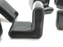 3/4″ x 3/4″ Angle Iron Vinyl End Caps Fits 1/8″ Thick Metal Various Pack Sizes