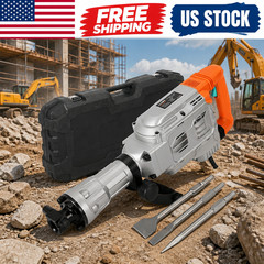 1500W Electric Demolition Jack-Hammer, 1800 BPM Heavy Duty Jack-Hammer Concrete
