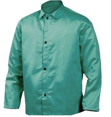 Tillman 6230 30″ 9 oz. Green FR Cotton Welding Jacket, Size XLarge