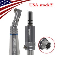 NSK Style Dental Low Speed Handpiece Straight Contra Angle Air Motor 1:1 Attach