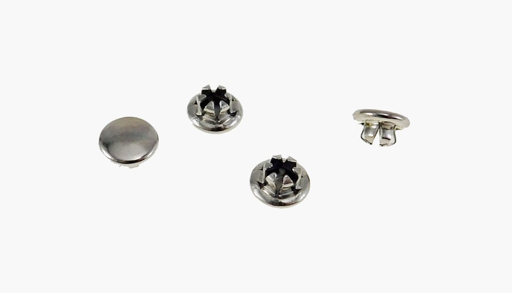 (4 PACK) 3/16″ Nickel Plated Metal Hole Plugs for .016″-.062″ metal SP-187-NK