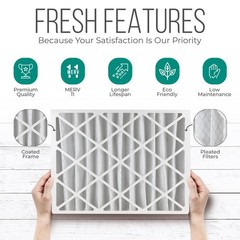 Furnace Filters 16x25x4 – HVAC Air Filter Replacement FC100A1029 Merv 11 with…