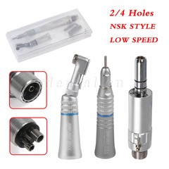 NSK Style Dental Slow Low Speed Handpiece Straight Contra Angle Air Motor 2/4H Y