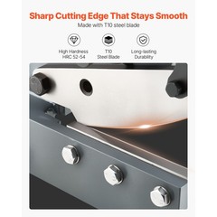 Uimoso 6 in Manual Sheet Metal Shear Hand Plate Cutter for Q235 Processing