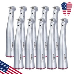 10x Dental 1:5 Fiber Optic Contra Angle Increase Internal 4 Spray LED Handpiece