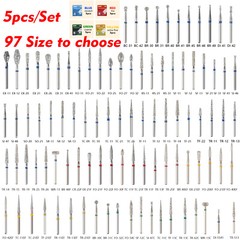 SANDENT Dental Diamond Burs FG 1.6mm for High Speed Handpiece 5Pcs/pack Drills