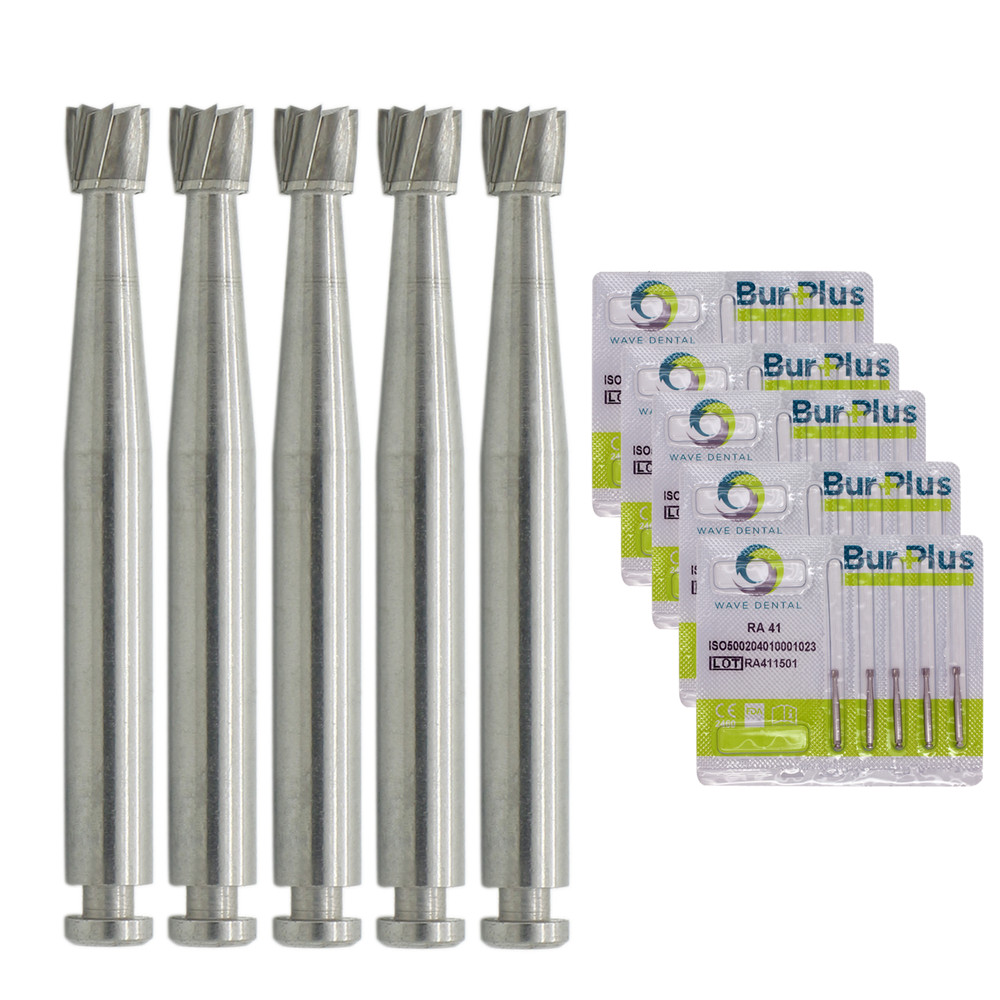 Wave Dental Carbide Burs Latch Bur 41 RA CA Inverted Cone Low Speed 2.35mm