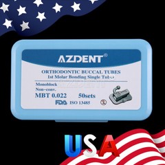 Tubos Bucales Ortodoncia Dental AZDENT Roth MBT 022 018 1º 2º Molar Brackets