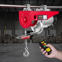 VEVOR Electric Hoist 2200lbs Crane Winch with Wireless Remote Control 1600W 110V