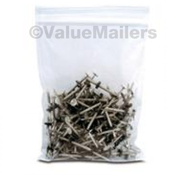 1000 4×6 Clear Plastic Zipper Poly Locking Reclosable Bags 2 MiL