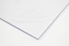 BuyPlastic Clear Polycarbonate Plastic Sheet 1/2″ x 12″ x 24″ , Lexan panel