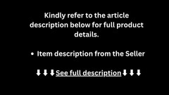 USED – TERRA UNIVERSAL 9500-00A Nitro Watch System With 30-Days Warranty
