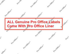 Pro Office Premium Self-Adhesive Blank Round Corner Shipping Labels FedEx 8.5×11
