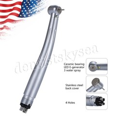 Turbina SANDENT LED Fiber Optic Handpiece E-generator Internal 3 spray 4 holes