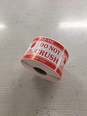 500 Per Roll 2×3 Fragile DO NOT CRUSH Stickers, Easy Peel and Apply