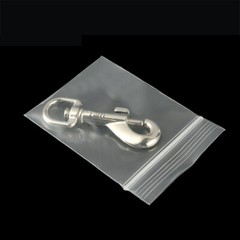 Lot of 100pcs Clear Reclosable Zip lock Plastic Bags 2-MIL Poly Zipper Baggies