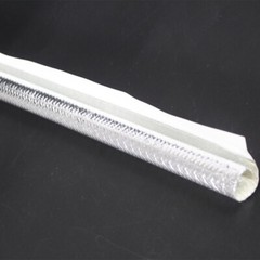 9-size Aluminum Heat Reflective Shield Fiberglass Side Self-Closing Sleeving 3FT