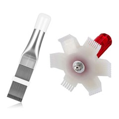 5in1 Air Conditioner Fin Cleaner Set Fin Comb Condenser Straightener Clean Brush