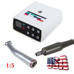 NSK Style Dental Electric LED Brushless Micro Motor 1:5 Increasing Handpiece ty