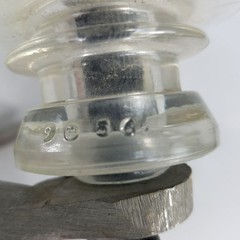 Case Span Bracket RH ALCOA P207/FC SE1 4 Glass Insulators Telegraph Phone 1950s