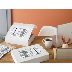 100-20000 Premium 8.5×5.5 Round Corner Shipping Labels Half Sheet Self Adhesive