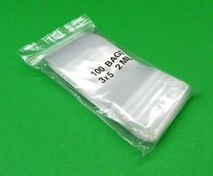 200 Clear Bags 3×5 Reclosable 2 mil Poly Bags 2mil 3″ x 5″ Squeeze Top Baggies