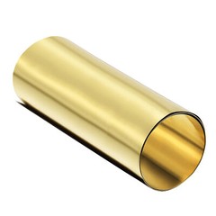 Brass Sheet Roll Metal Foil Plate 39.4“ x 7.9” x 0.004“