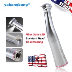 Dental 1:5 Increasing LED Contra Angle Handpiece Quattro Water Spray E-type ns