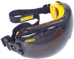 Dewalt DPG82-21 Concealer Smoke Lens, Gray Anti-Fog Safety Goggles