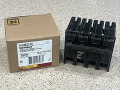 Square D Homeline HOM2150 Plug-On Circuit Breaker 2P 150A NEW IN BOX *US SELLER