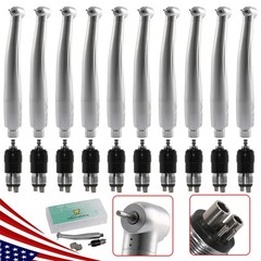 10* NSK Style Dental High Speed Turbine Handpiece W/ Quick Coupler 4 Hole YBNK4