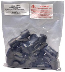 2 Pounds Rubber Stopper Assortment – Includes 1-Hole and 2-Hole Stoppers