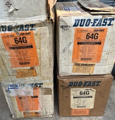 Duo-Fast 1-1/4” Smooth Shank Galvanized Steel (300 per Coil) – Lot of 10 Coils