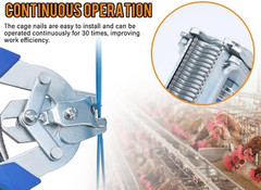 1800Pcs Type M Nail Ring, Wire Cage Clips, Galvanized Steel M Clips Hog Ring …