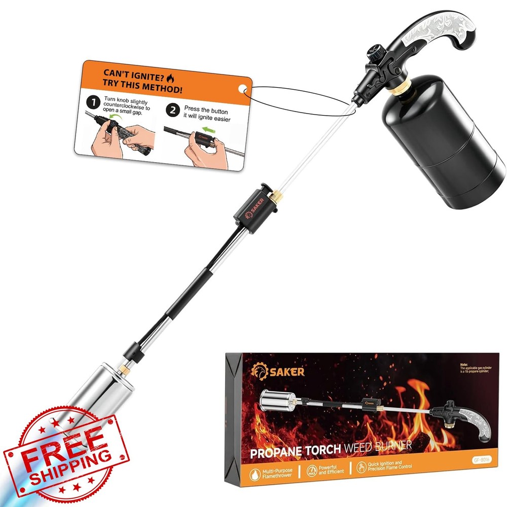 Saker Propane Torch Weed Burner