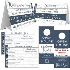Open House Supplies. Real Estate Sign in Book Guest Registry Notepad for Coll…