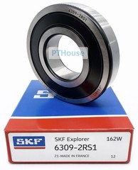 6309-2RS SKF Rubber Seal Ball Bearing – Made in France 45x100x25 -Ships From USA