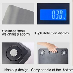 200kg 440lbs LCD Digital Postal Parcel Scales Platform Postage Shipping Weighing
