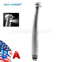 LED Fiber Optic Push Handpiece 4H E-generator Dental High Speed Handpieces