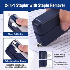 WORKPRO 2-in-1 Stapler with 2000 Staples & Staple Remover 40 Sheet Capacity USA
