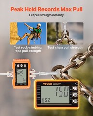 Digital Crane Scale, 2200 lbs/1000 kg, Industrial Heavy Duty Hanging Scale with