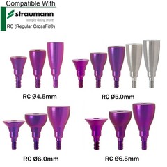 Fit Straumann ITI Dental Healing/Locator Abutment Transfer Open Close Tray NC/RC