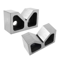 6″x3-1/2″x2-3/8″ Cast Iron V-Blocks Pair, Precision Ground V-Block Set