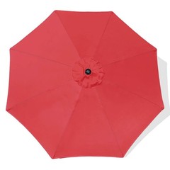 Ontheway 11Ft Patio Umbrella Enhanced Replacement Canopy Market Table 8 Ribs