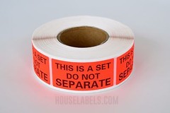 40 Rolls ; 500 Labels Per Roll 1″ x 2″ This Is A Set Do Not Separate Labels