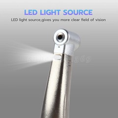 Dental 1:1 LED Fiber Optic Contra Angle Low Speed Handpiece Inner fit NSK E-type