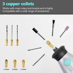 160W Rotary Tool Kit with 195pcs Accessories, Variable Speed, Corded Electric…