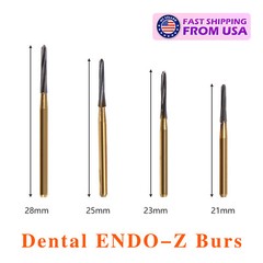 Dental Endo-Z Bur Carbide Tungsten Surgical Cutter Burs 23-28mm 5pcs/pack SA