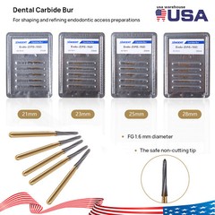 Dental Endo-Z Bur Carbide Tungsten Surgical Cutter Burs 23-28mm 5pcs/pack SA
